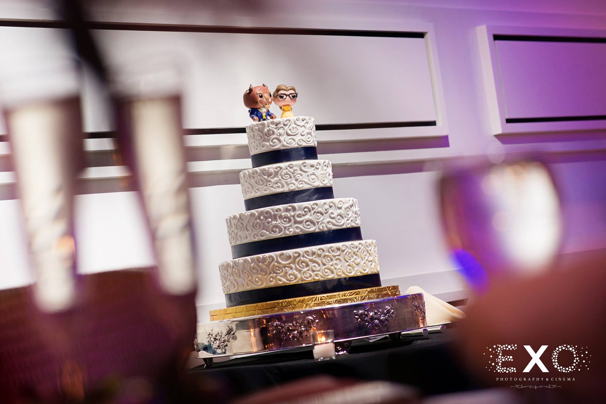 wedding cake at Watermill Caterers wedding