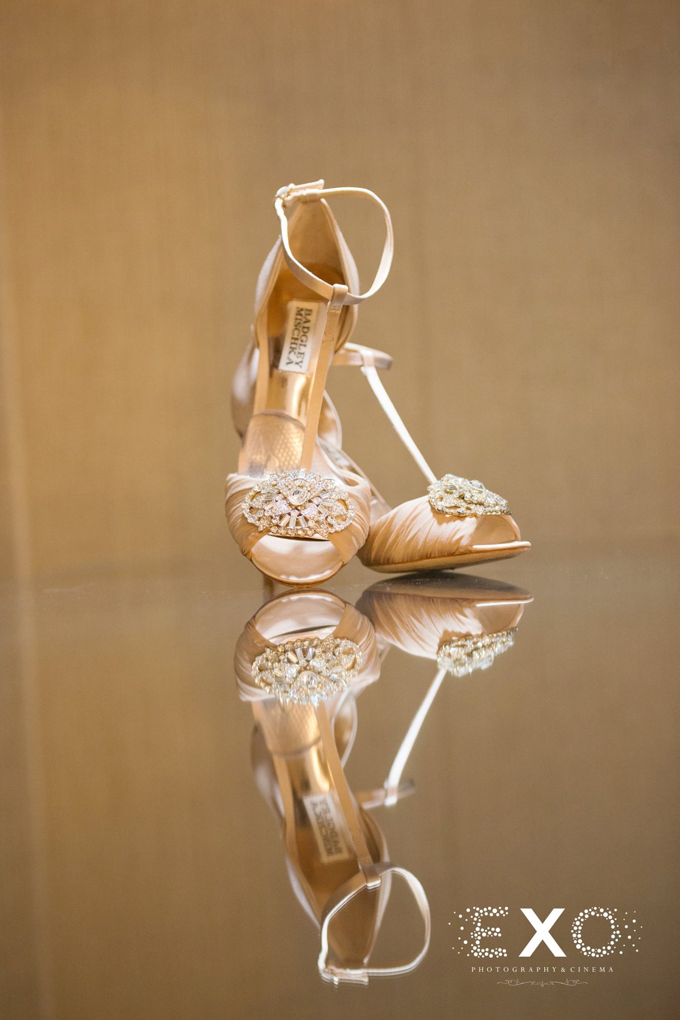 brides wedding shoes by badgley mischka 