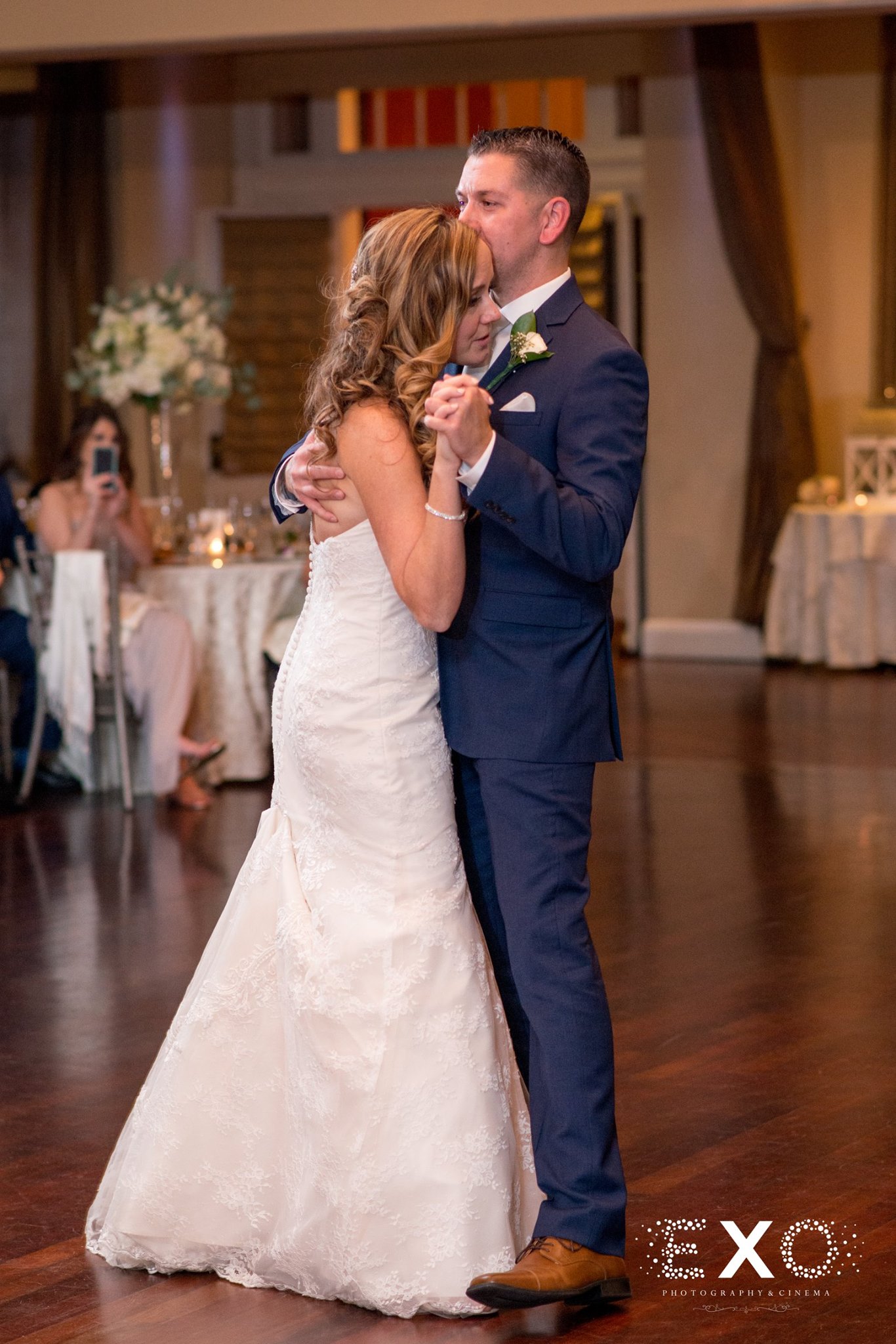 bride and groom dancing at Heritage Club at Bethpage reception near Long Island