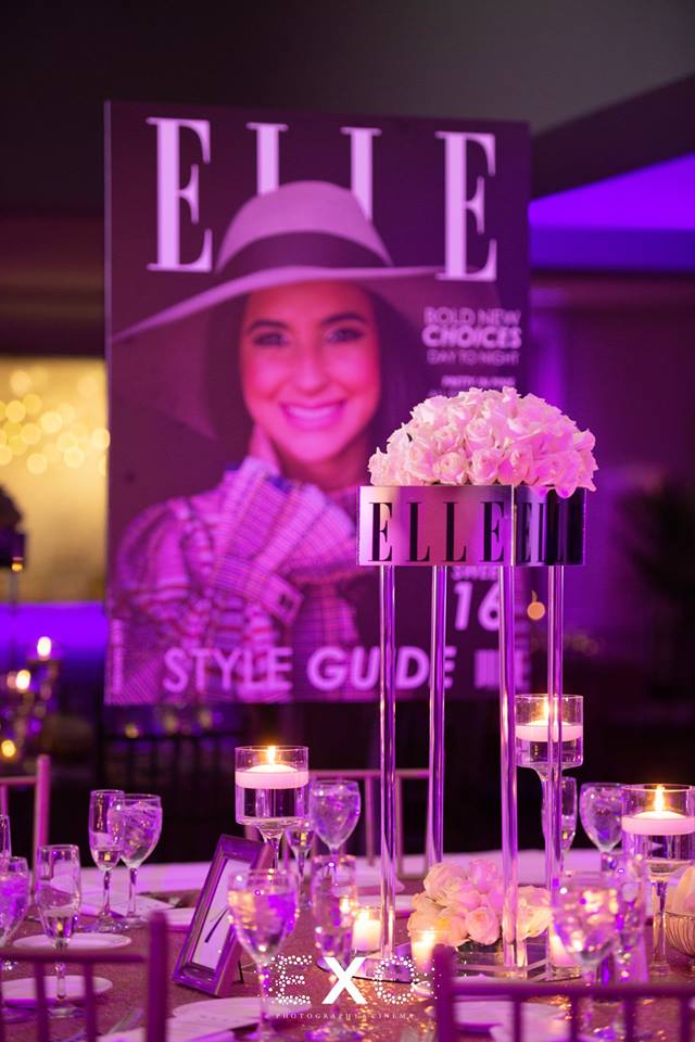Elle centerpiece and decor at The Piermont