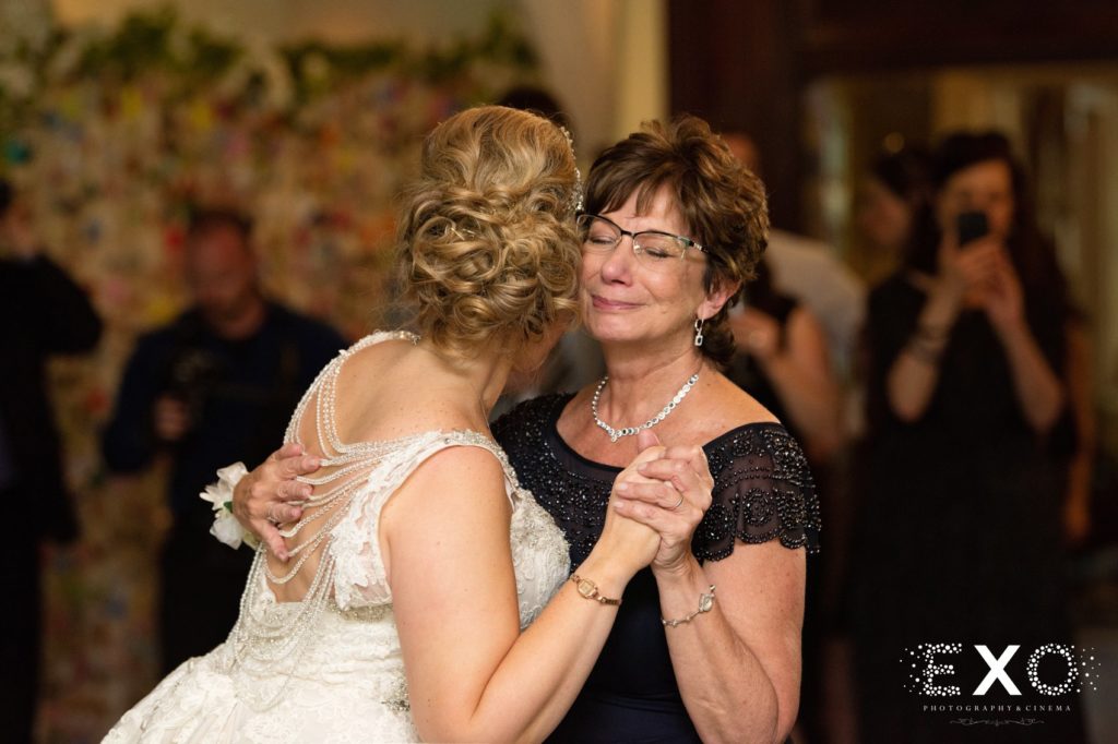 bride dancing with mother in law at The Mansion at Oyster Bay
