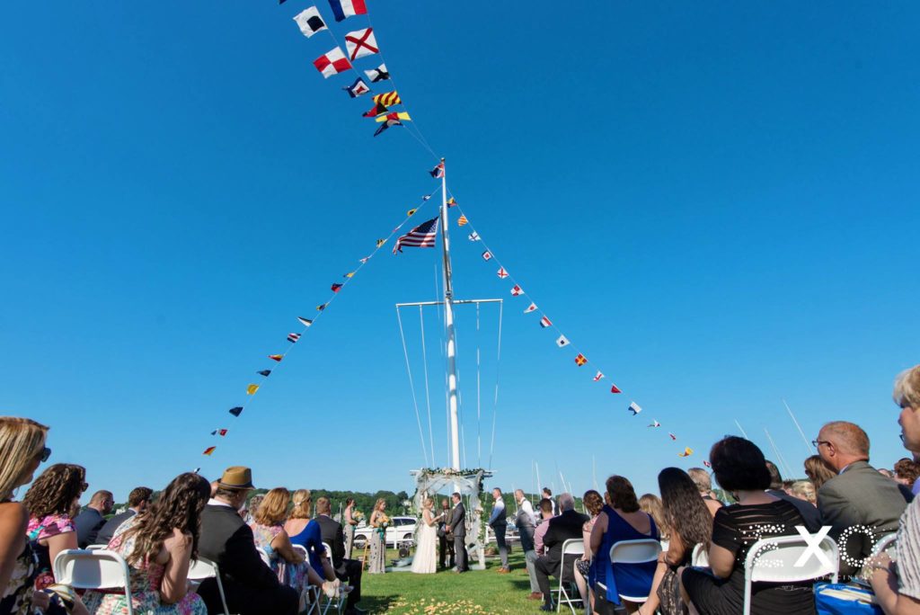 ceremony at Centerport Yacht Club