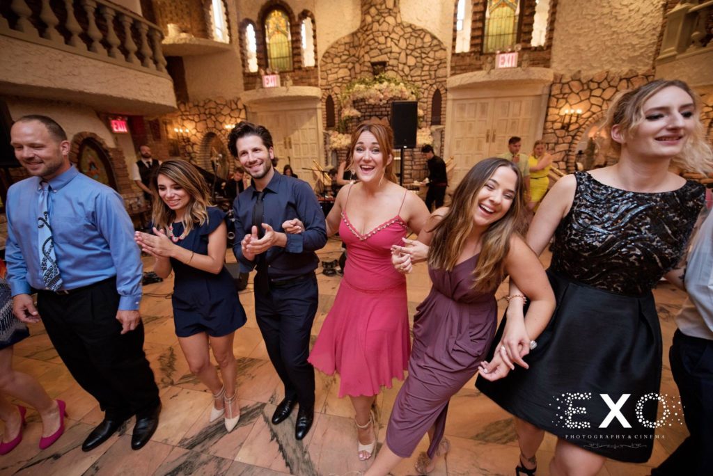 guests dancing at Villa Russo
