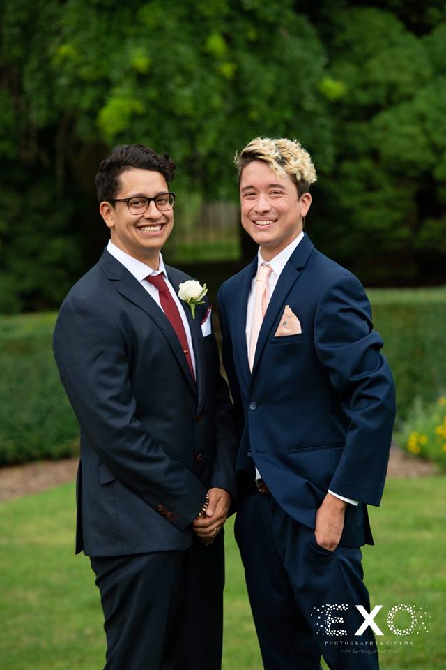 groom and brother