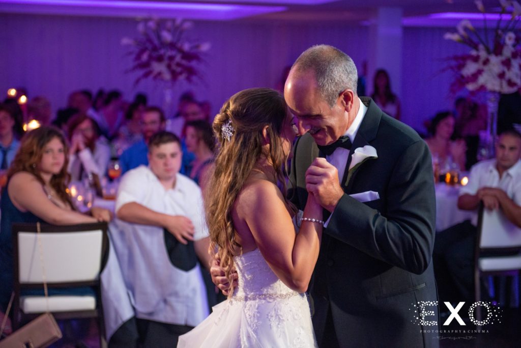 bride and her father dancing at Harbor Club at Prime