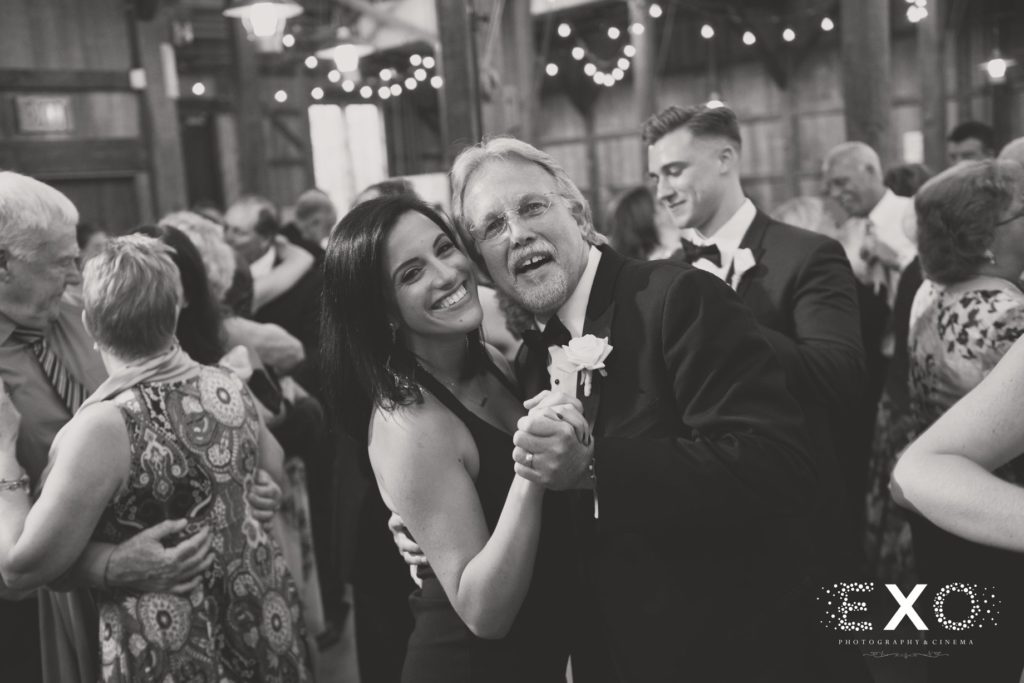 bride's father dancing