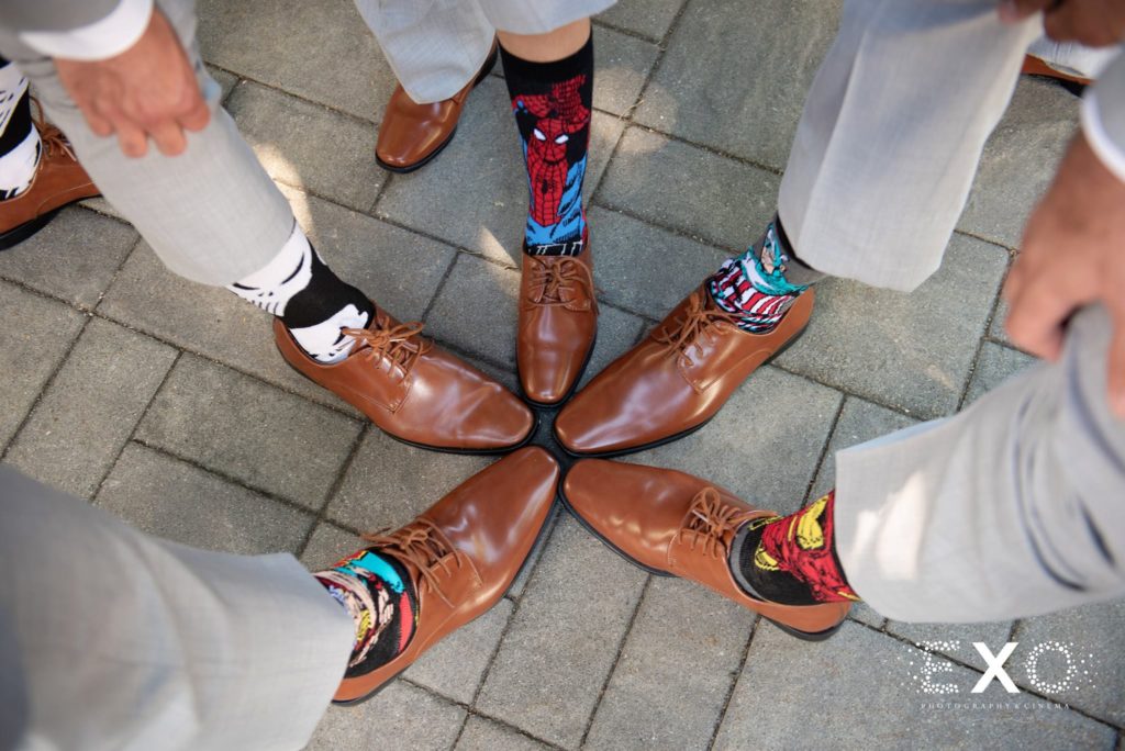 groomsmen super hero socks