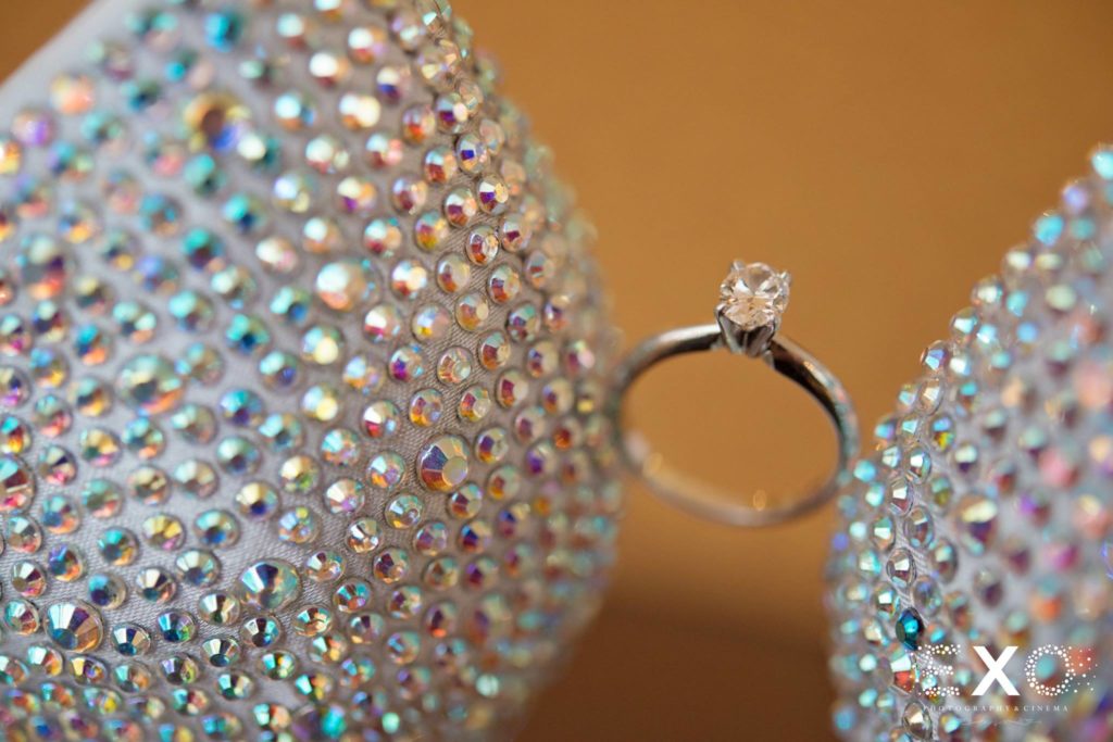 bride's engagement ring
