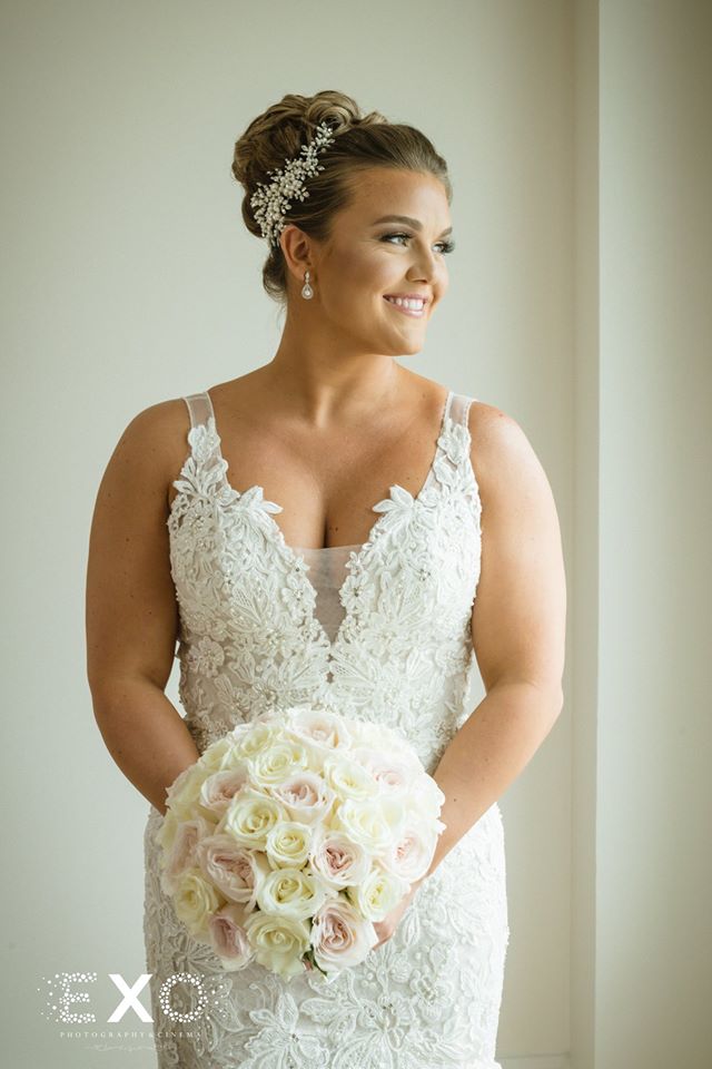 beautiful bride ready to get married