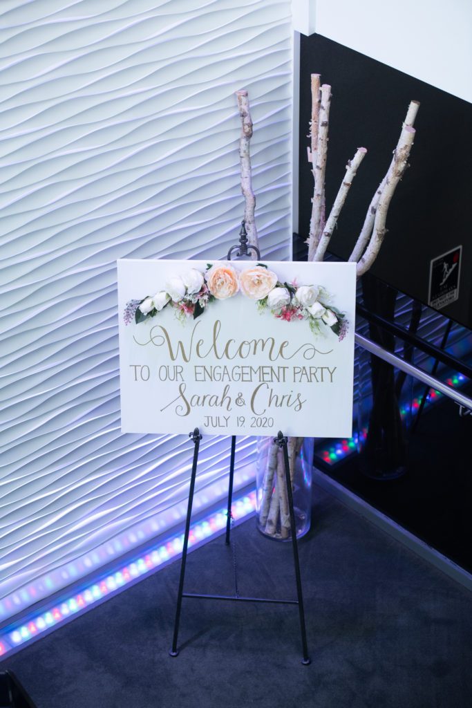 sign for engagement party