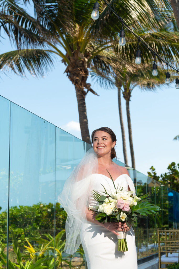 Tideline ocean resort and spa outside wedding photos