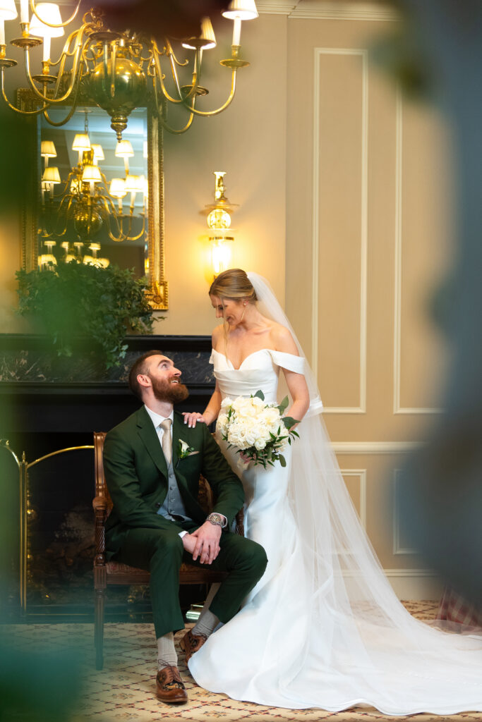 The Woodside Club bride and groom photos