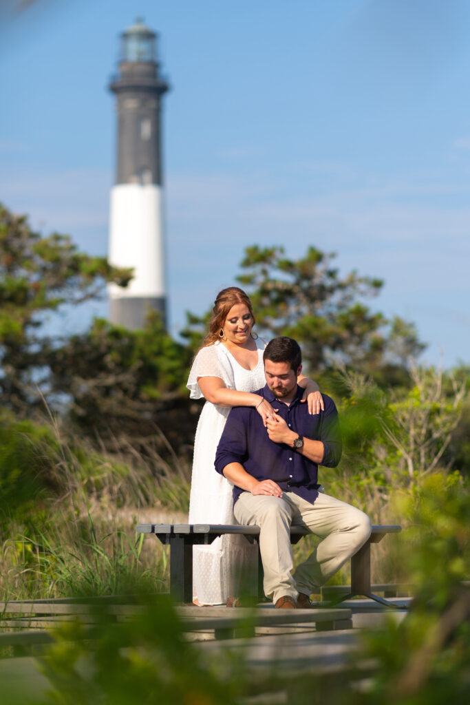 Robert Moses Beach engagement session