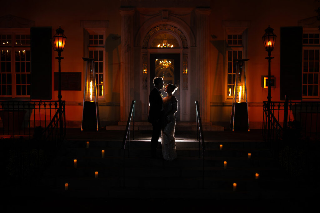 The Mansion at Oyster Bay outdoor night photo