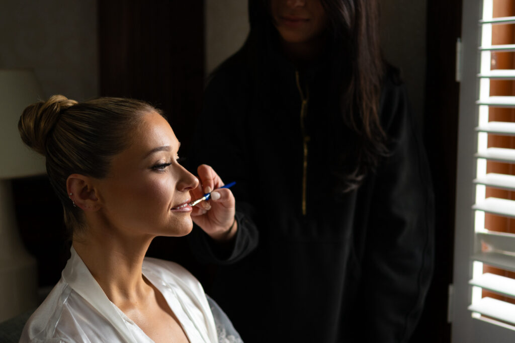 Bride prep photos
