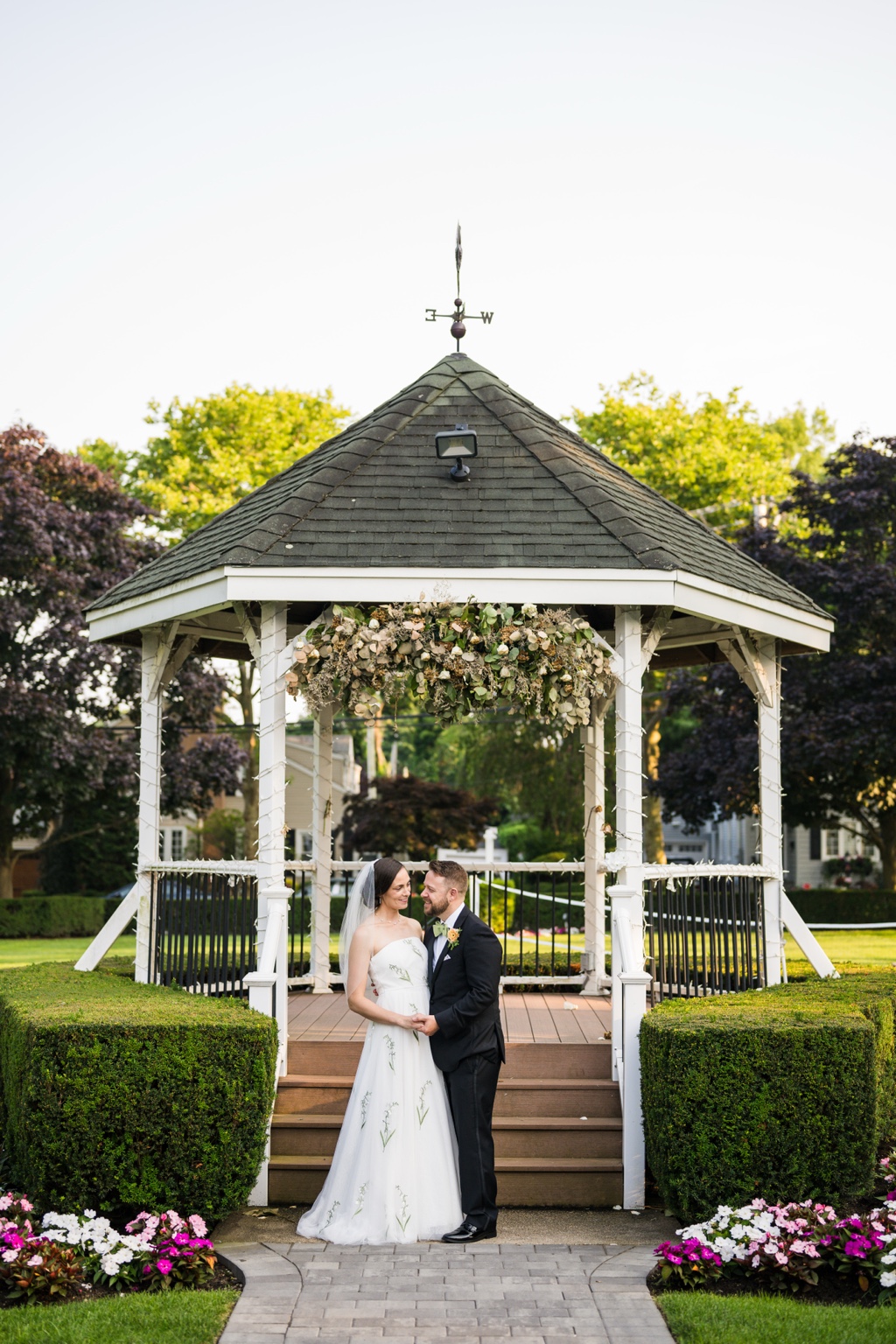 Couple at gazebo