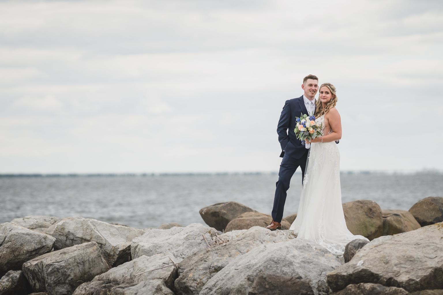 Land's End waterfront wedding in Sayville, Long Island, photographed by EXO Photography