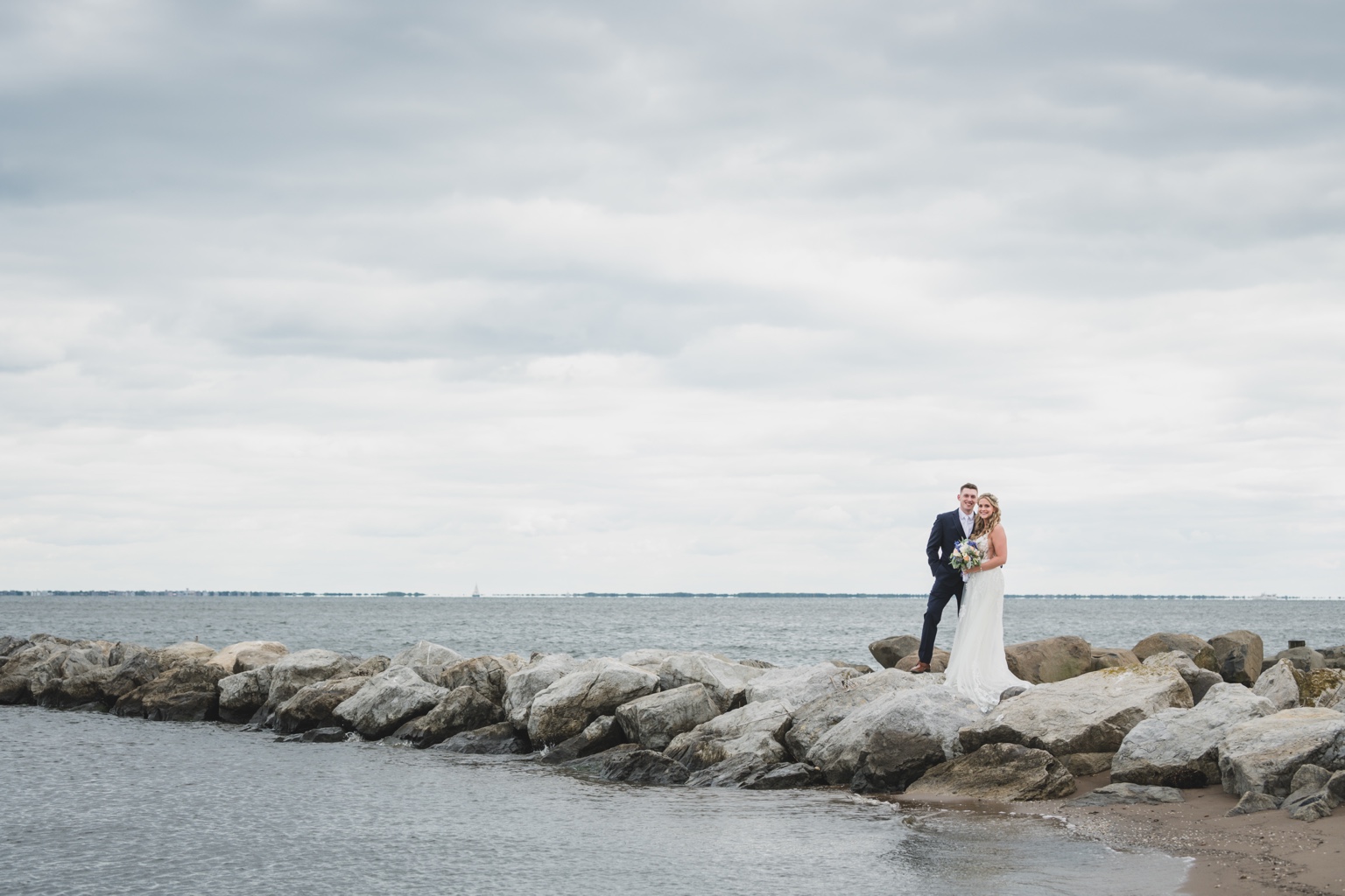 Land's End waterfront wedding in Sayville, Long Island, photographed by EXO Photography