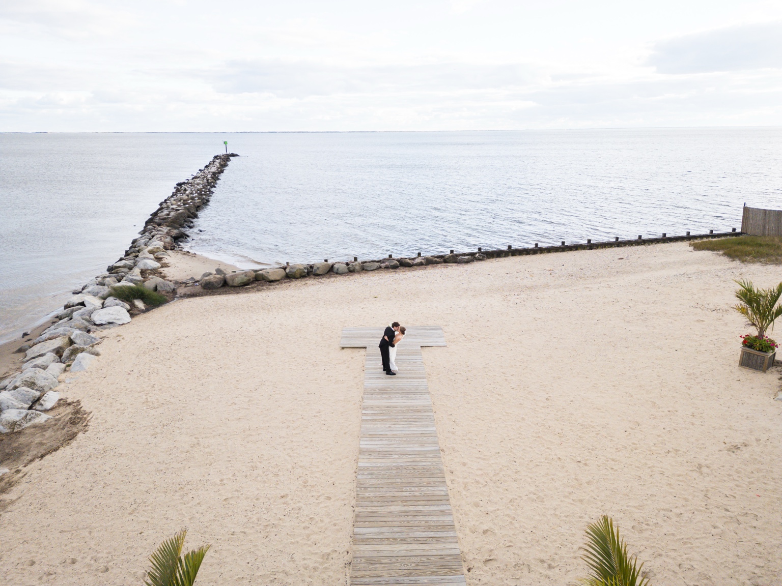 Land's End waterfront wedding in Sayville, Long Island, photographed by EXO Photography