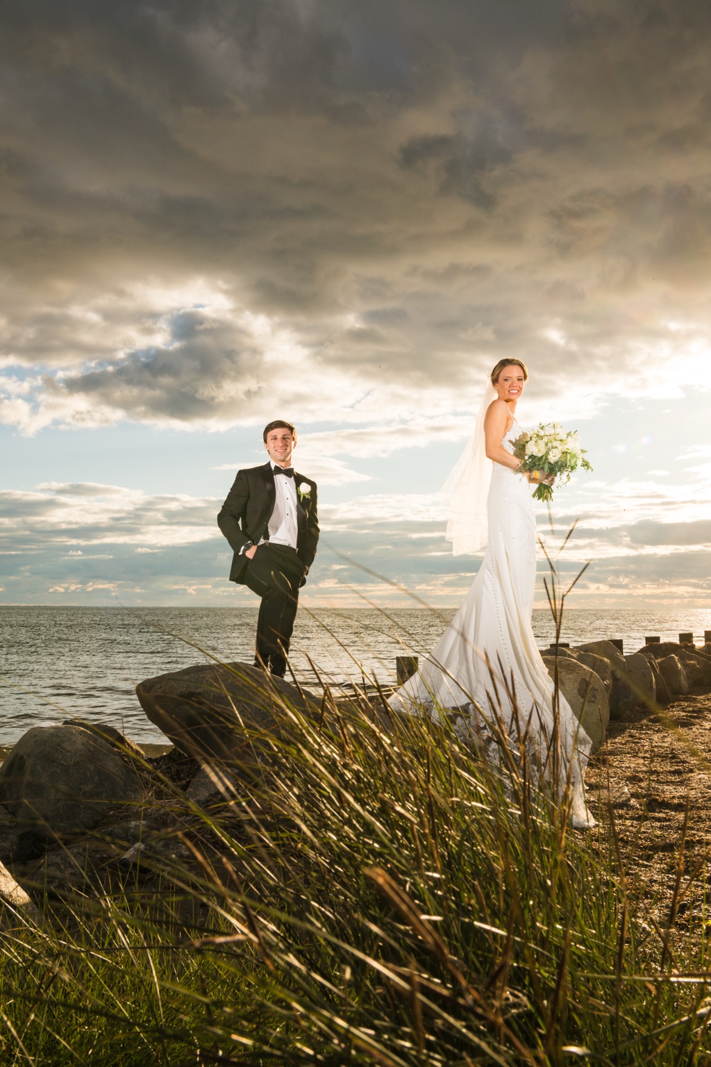 Land's End waterfront wedding in Sayville, Long Island, photographed by EXO Photography