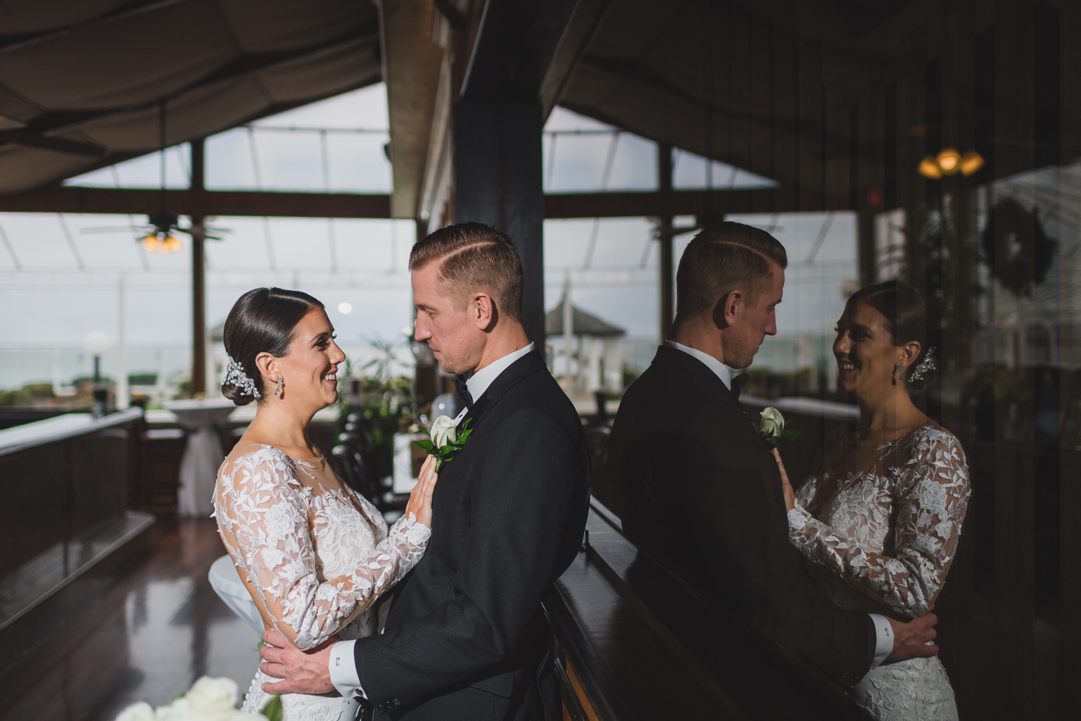 Land's End waterfront wedding in Sayville, Long Island, photographed by EXO Photography