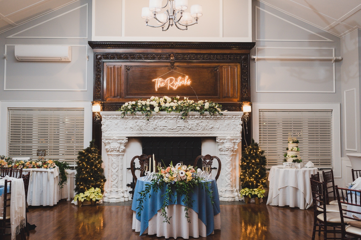 Wedding party reception