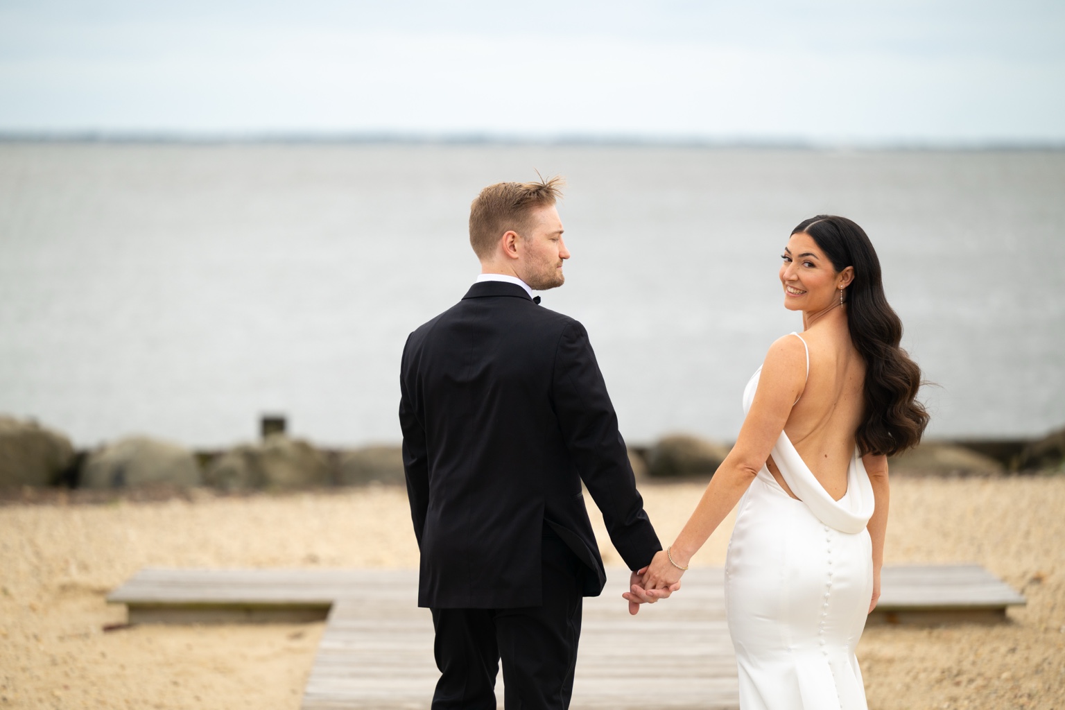 Land's End waterfront wedding in Sayville, Long Island, photographed by EXO Photography